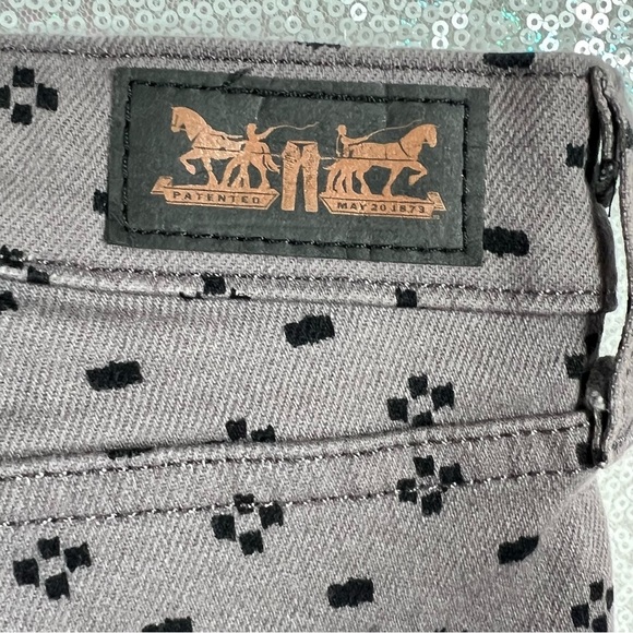 Levi’s 535 blue leggings 5 low rise size 13 - Picture 10 of 13